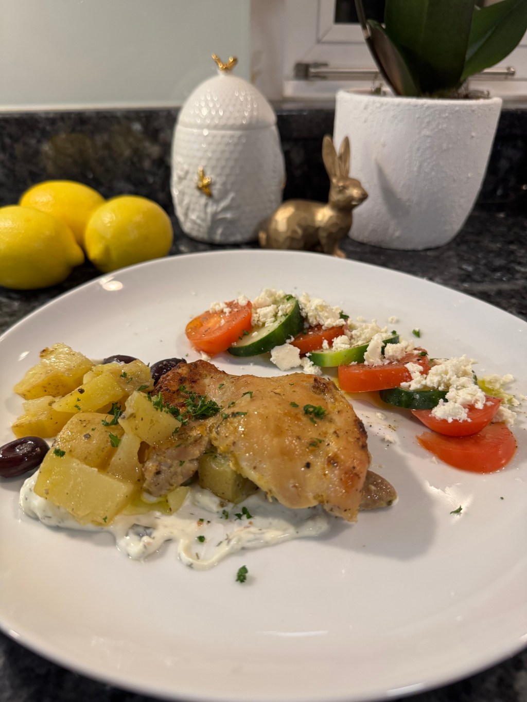 Greek Chicken and 🍋&nbsp;Potatoes