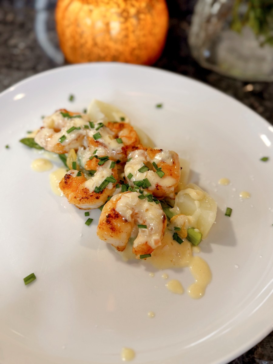 🍤Sautéed Shrimp with Beurre Blanc Sauce – Cooking Mama